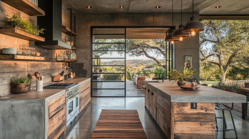 Cement Counter Installation in Sonoma County, CA
