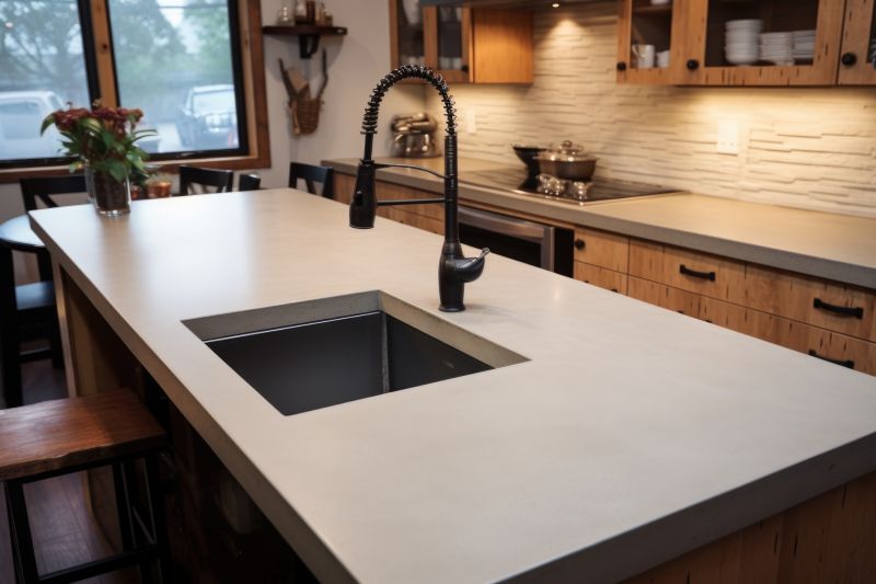 Concrete Countertop Pouring in Sonoma County, CA
