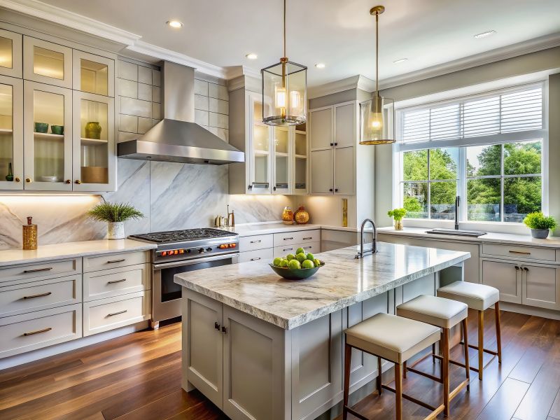 Marble Slab Installation in Sonoma County, CA