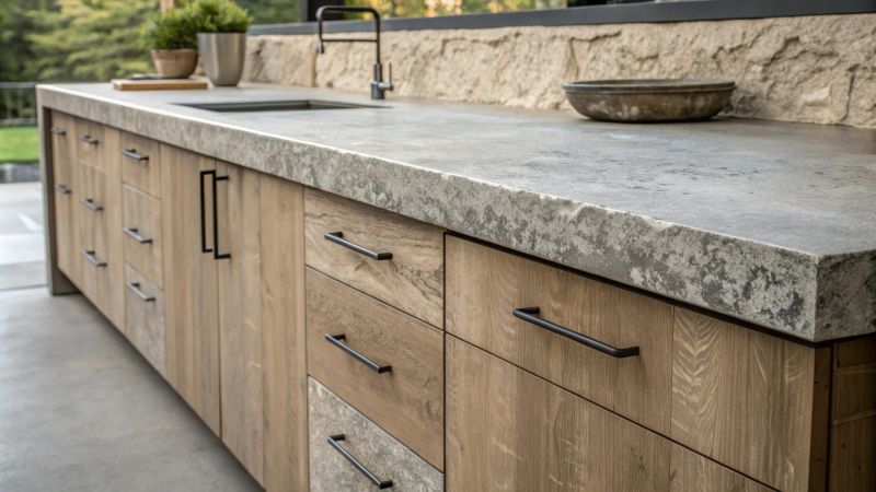 Concrete Counter Installation in Santa Rosa, CA